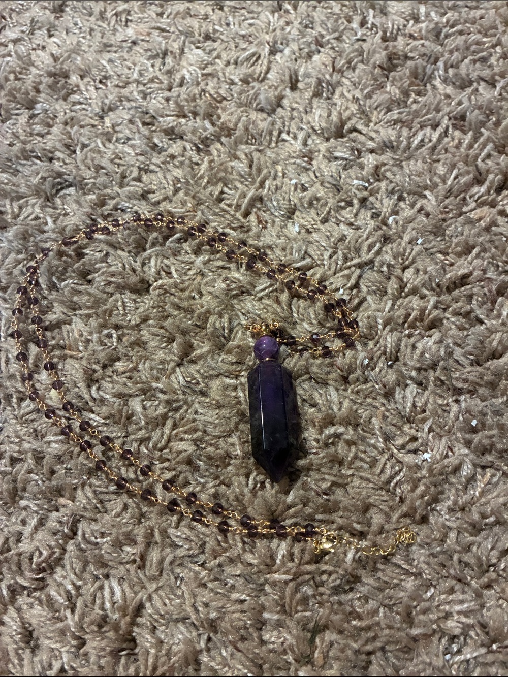 Amethyst necklace